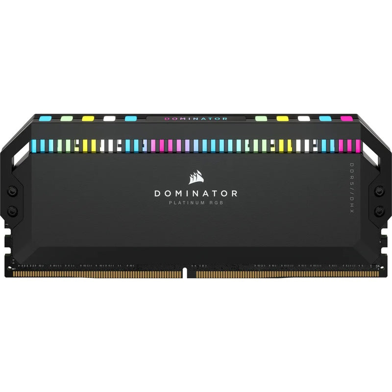 Corsair Dominator Platinum RGB 32GB (2x16GB) DDR5 DRAM 7200MHz CL34 Memory Kit (Black) (CMT32GX5M2X7200C34)