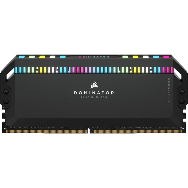 Corsair Dominator Platinum RGB 32GB (2X16GB) DDR5 DRAM 6200MHZ C36 Memory Kit (Black) (CMT32GX5M2X6200C36)