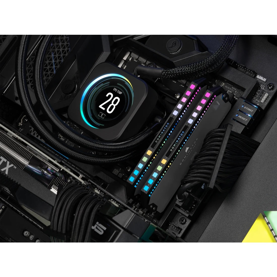 Corsair Dominator Platinum RGB 32GB (2x16GB) DDR5 DRAM 6000MT/s CL30 AMD EXPO & Intel XMP Memory Kit