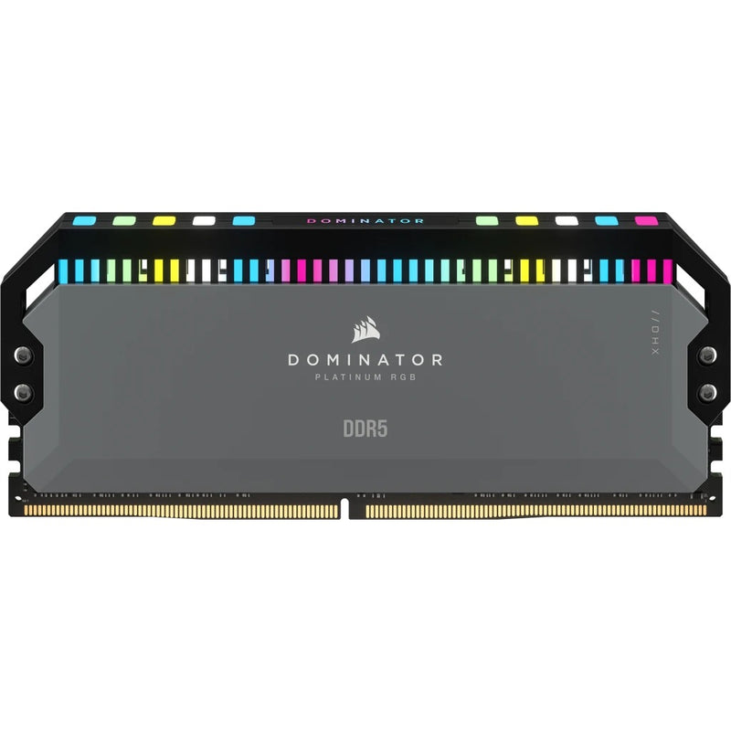 Corsair Dominator Platinum RGB 64GB (2x32GB) DDR5 DRAM 6000MHz CL30 AMD EXPO & Intel XMP Memory Kit (Grey) (CMT64GX5M2B6000Z30)