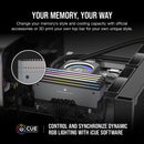 Corsair Dominator Titanium RGB 32GB (2x16GB) DDR5 DRAM 6000MT/s CL30 AMD Expo & Intel XMP Memory Kit (Grey) (CMP32GX5M2B6000Z30)