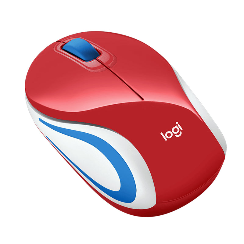 LOGITECH M187 WIRELESS ULTRA PORTABLE MOUSE (RED) - DataBlitz