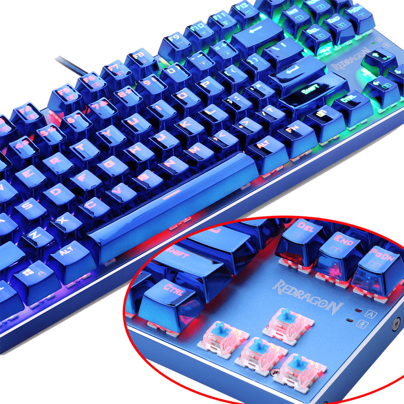 REDRAGON TVASTAR RGB MECHANICAL GAMING KEYBOARD (K566B) - DataBlitz