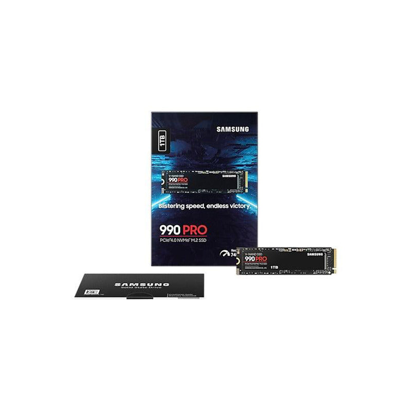 Samsung 990 PRO MZ-V9P1T0BW - SSD - 1 To - PCIe 4.0 x4 (NVMe) (MZ-V9P1T0BW)