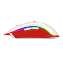 Redragon Cobra Wired Gaming Mouse (White Red) (M711C) - DataBlitz