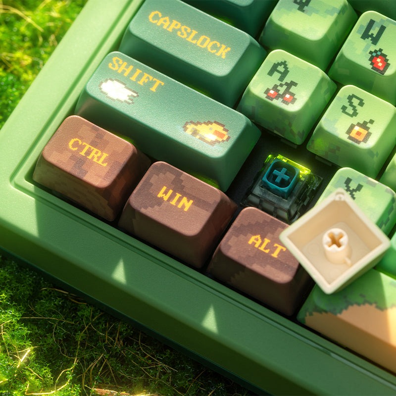 8Bitdo Retro 87 Mechanical Keyboard (Forest) (85HD)