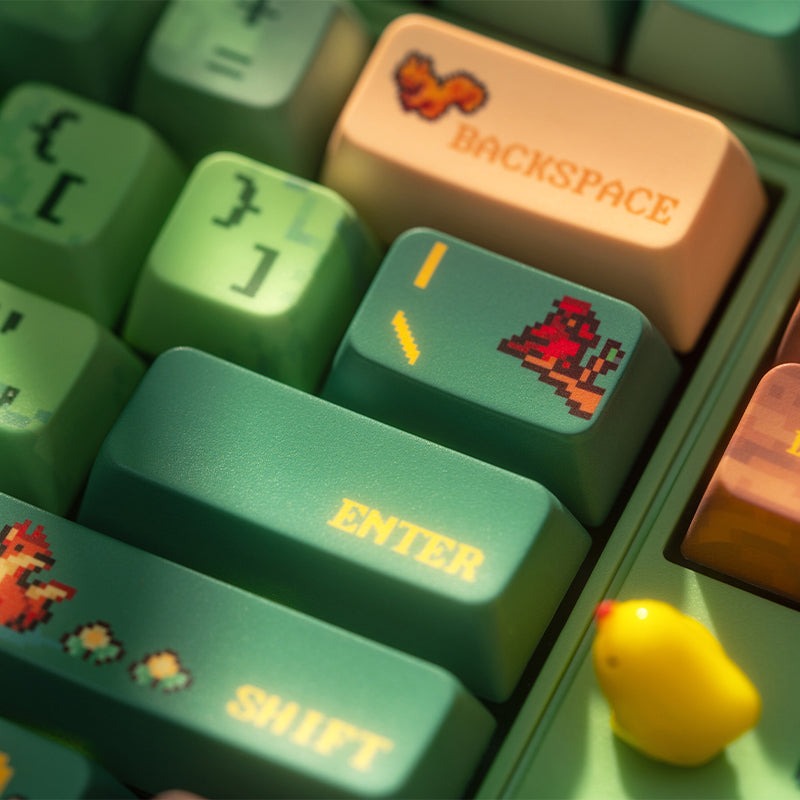 8Bitdo Retro 87 Mechanical Keyboard (Forest) (85HD)