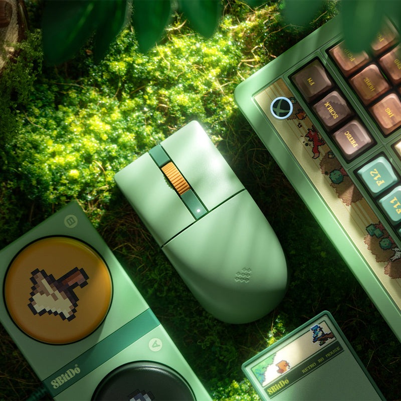 8Bitdo Retro 87 Mechanical Keyboard (Forest) (85HD)