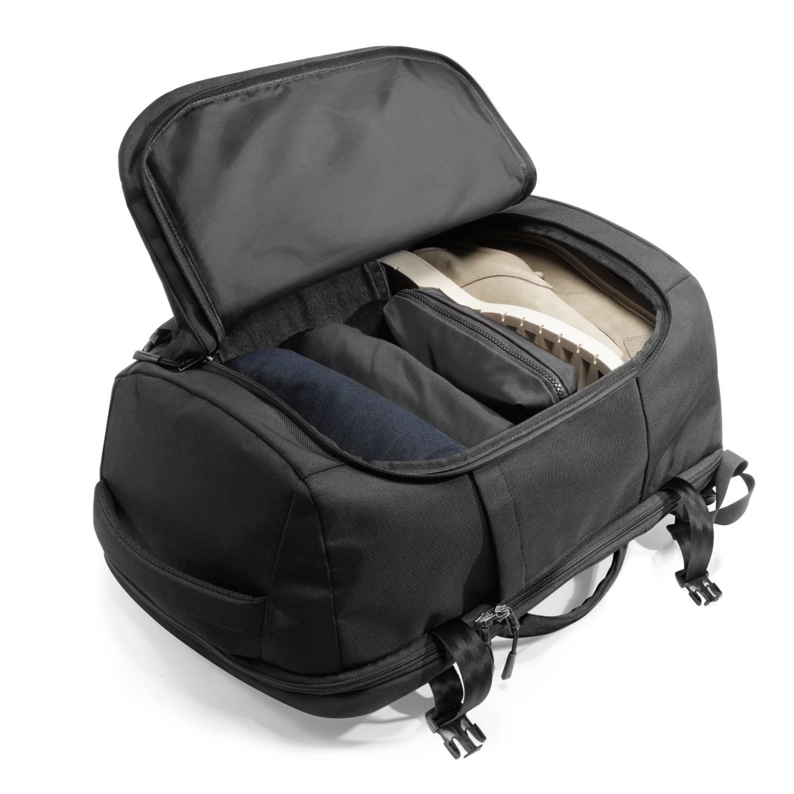 Tomtoc Navigator-T66 40L Laptop Travel Backpack (Black) (T66M1D1)