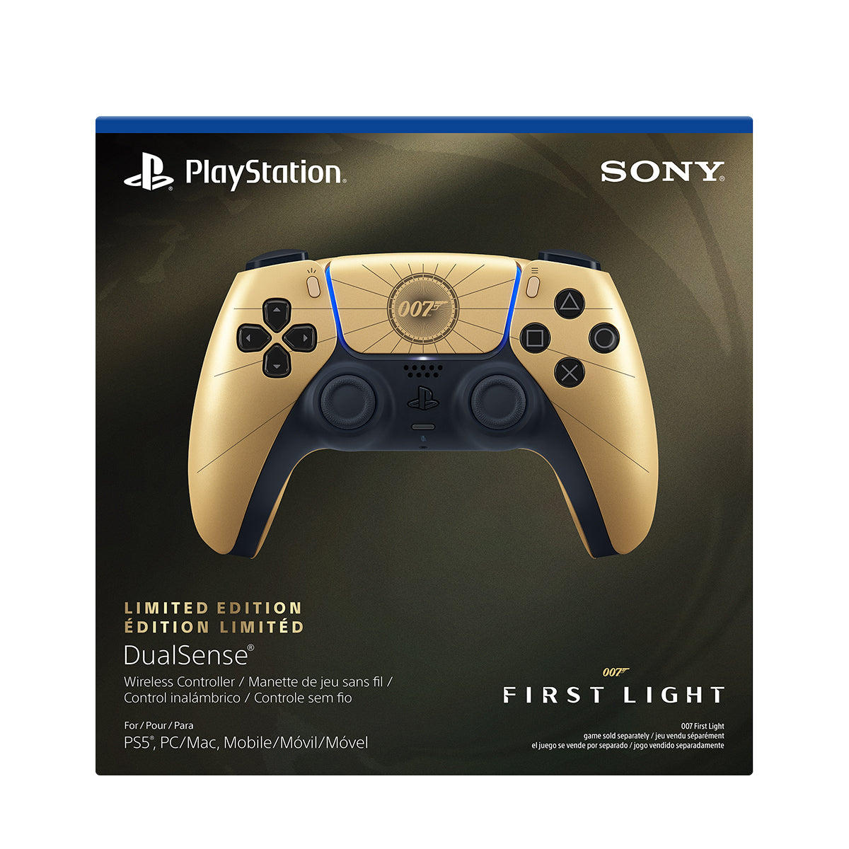 PS5 DualSense Wireless Controller 007 First Light Limited Edition