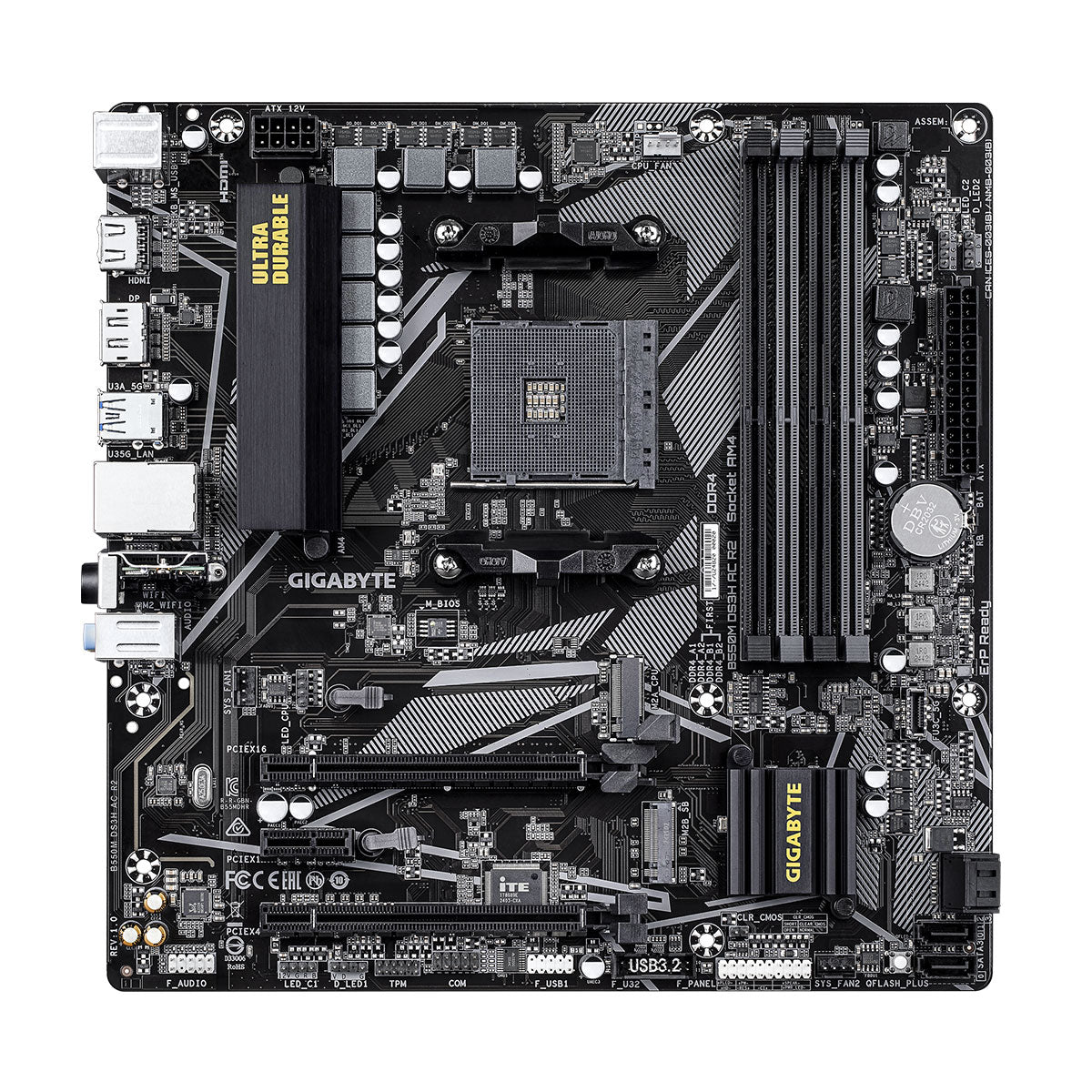 Gigabyte B550M DS3H AC R2 DDR4 Motherboard