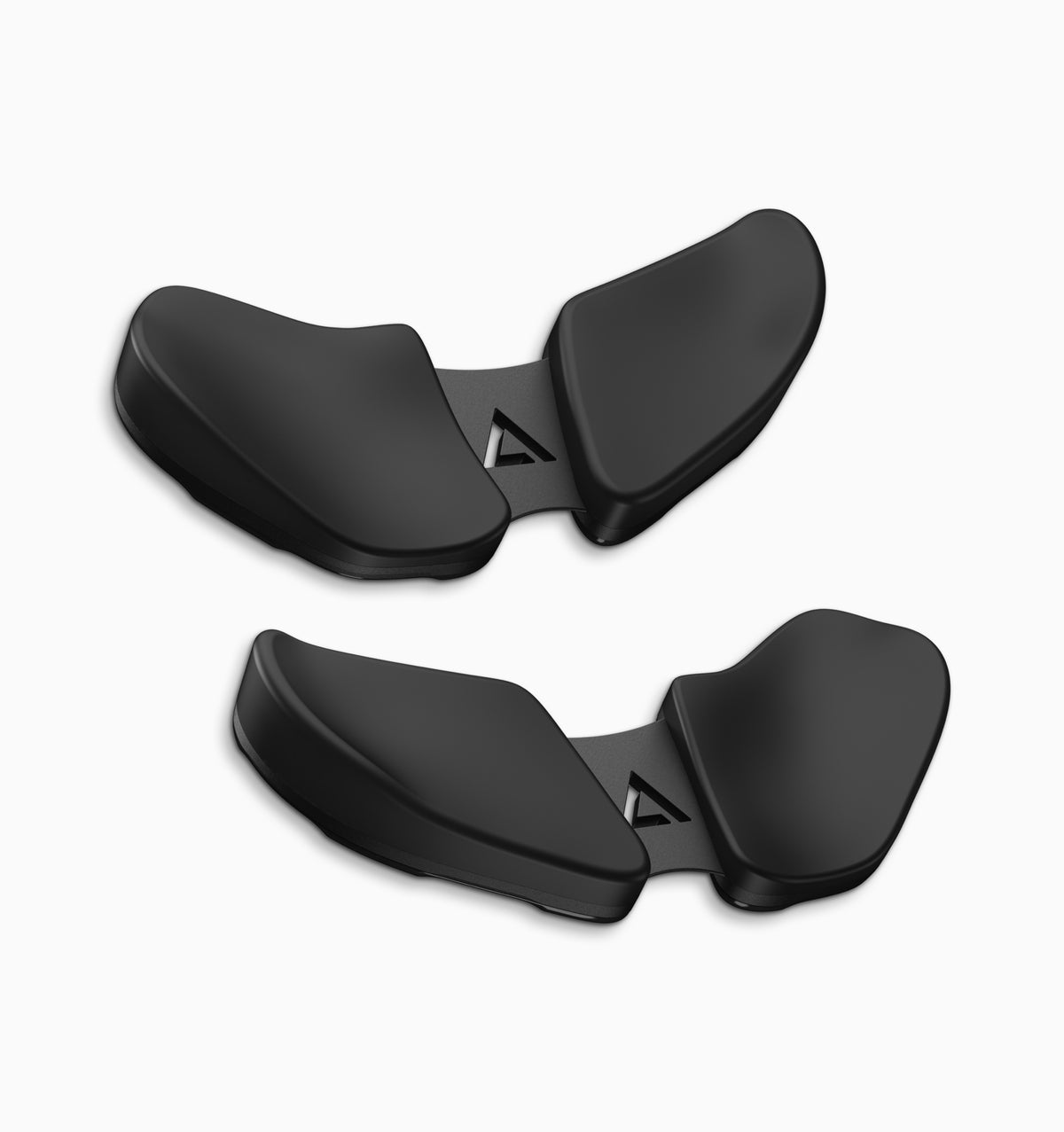 DeltaHub Carpio 2.0 Ergonomic Wrist Rest Set Left & Right Large (Black, Grey)