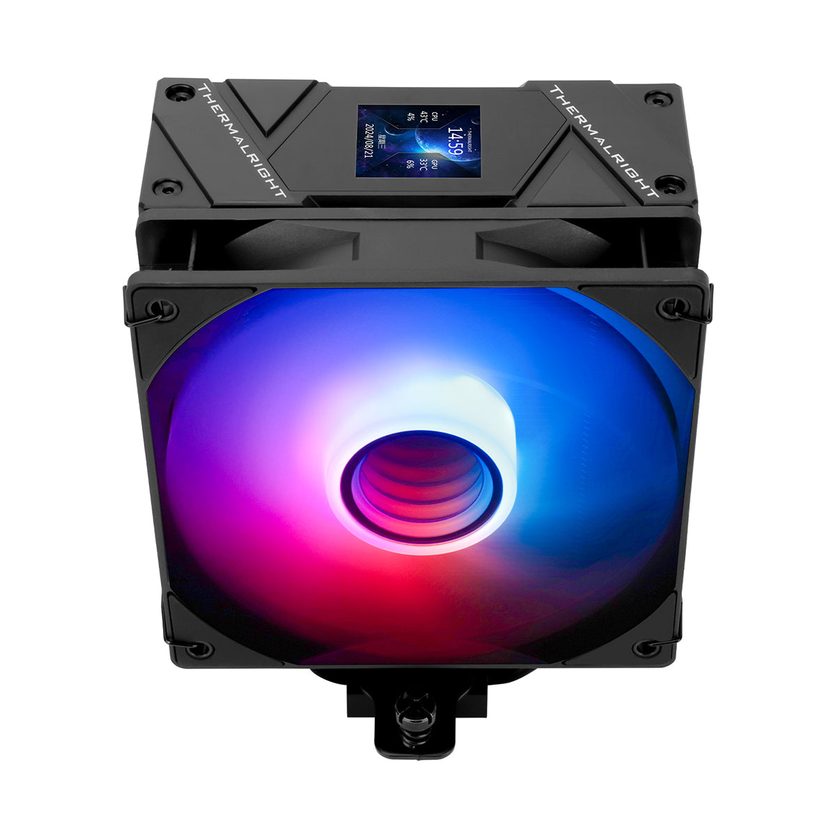 Thermalright Assassin Spirit 120 Vision Single-Tower ARGB CPU Air Cooler (Black)