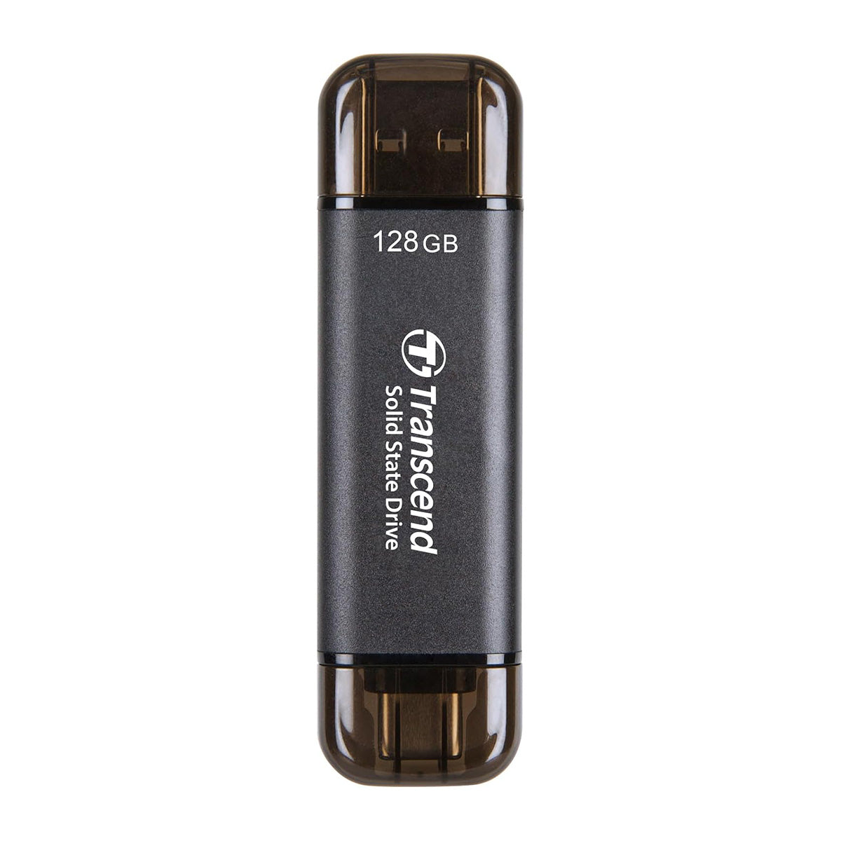 Transcend ESD310C 128GB Dual USB 10Gbps Read up to 1050MB/s Type-C/A Portable SSD (TS128GESD310C)