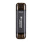 Transcend ESD310C 128GB Dual USB 10Gbps Read up to 1050MB/s Type-C/A Portable SSD (TS128GESD310C)
