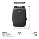 Tomtoc Explorer-T60 15.6" 15L Laptop Backpack (Black) (T60M1D1)
