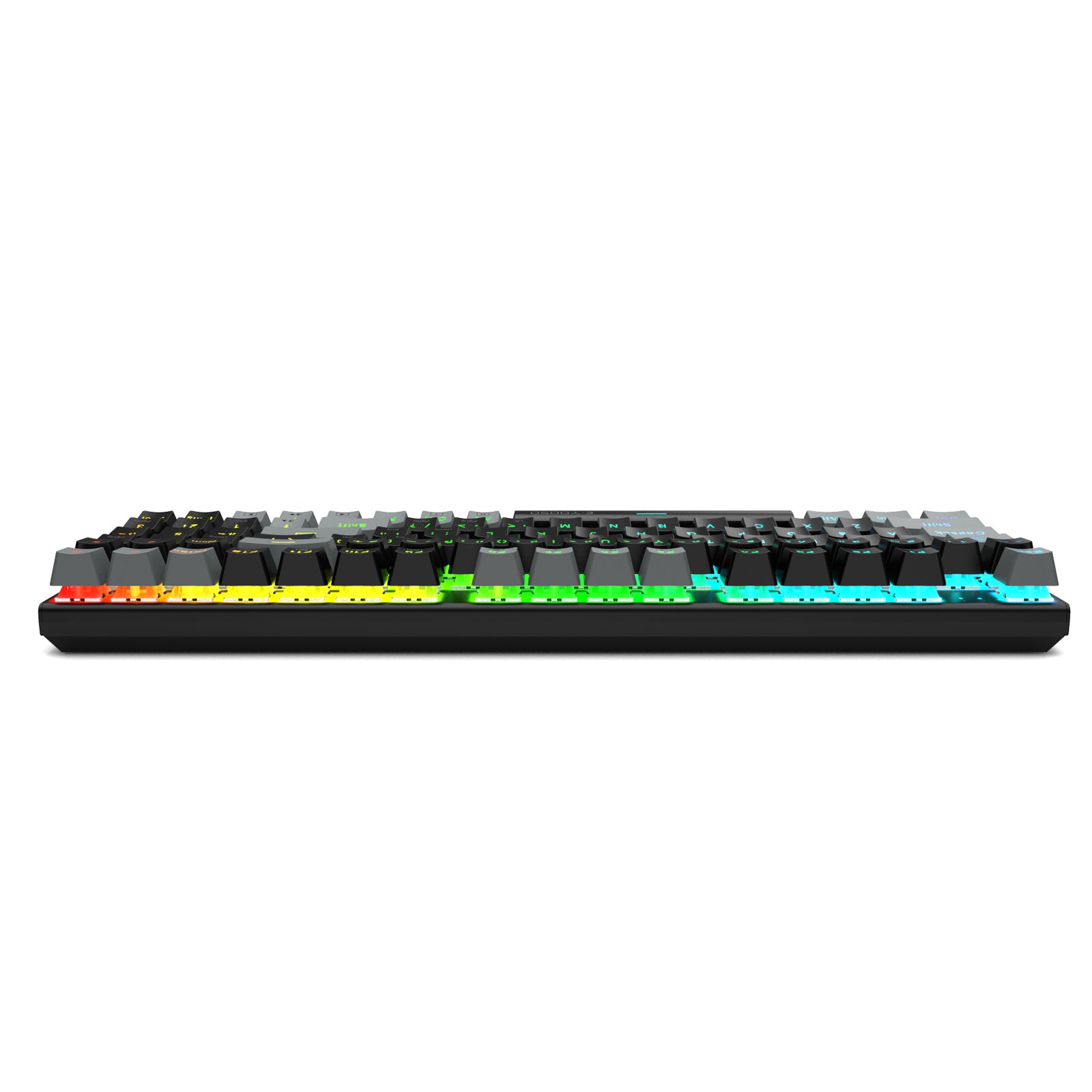 E-YOOSO Z-19 RGB 94 Keys Hot Swappable Mechanical Keyboard Black/Gray (Blue Switch)