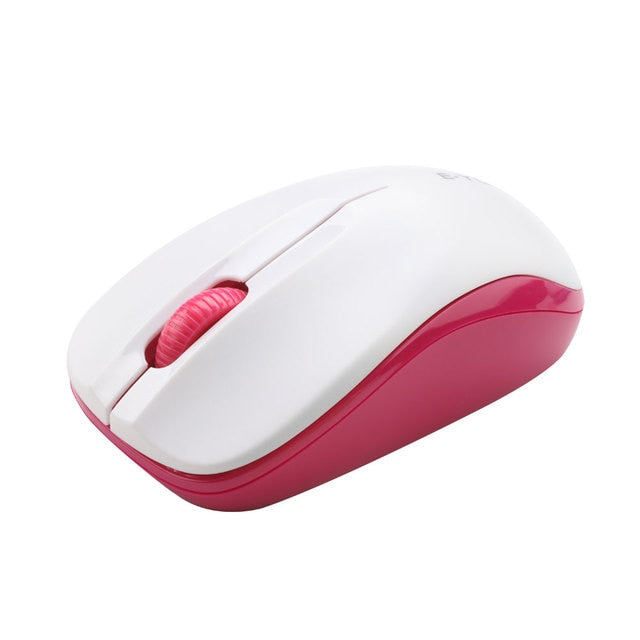 E-Yooso E-1060 Wireless Optical Mouse (White/Red)