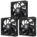 Thermalright TL-C12C 120mm High Performance PWM Case Fan (Black) (3-Pack)