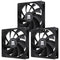 Thermalright TL-C12C 120mm High Performance PWM Case Fan (Black) (3-Pack)