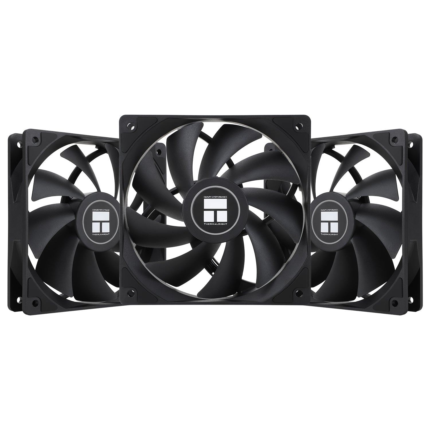 Thermalright TL-C12C 120mm High Performance PWM Case Fan (Black) (3-Pack)