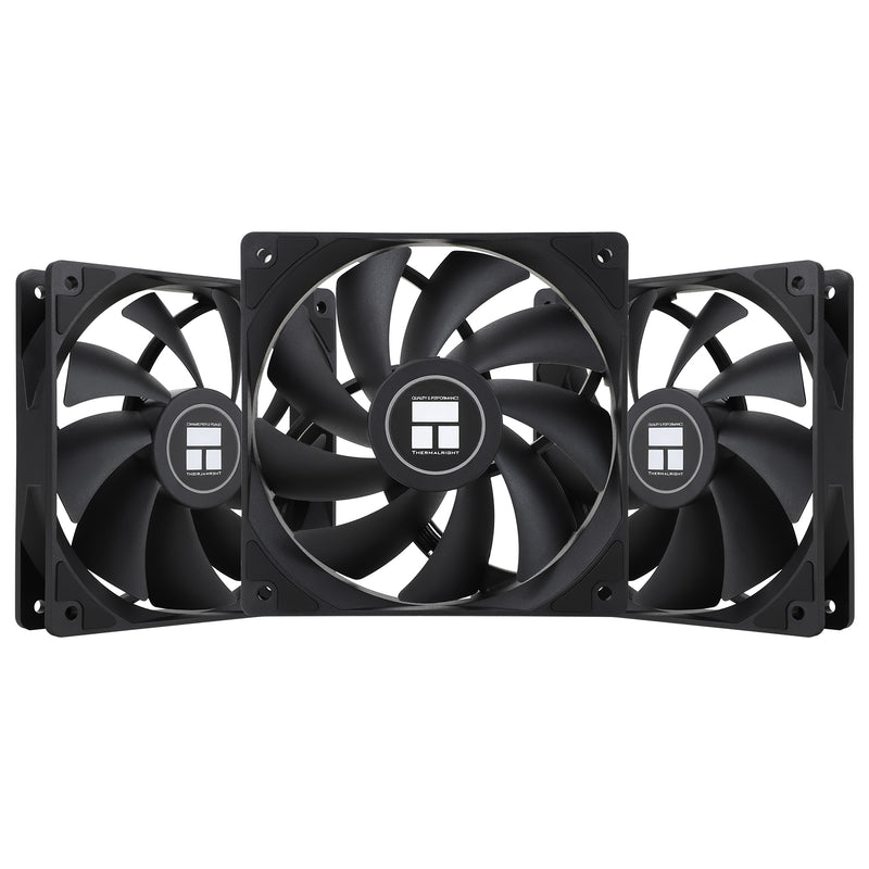 Thermalright TL-C12C 120mm High Performance PWM Case Fan (Black) (3-Pack)