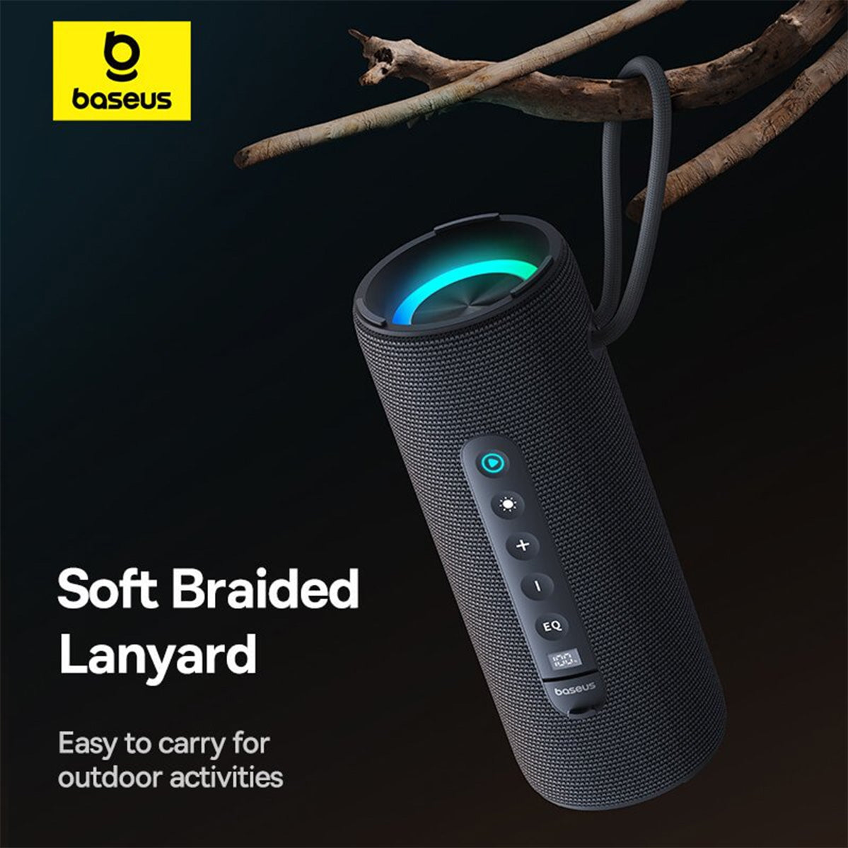 Baseus AeQur 30 Air Portable Wireless Speaker (Twilight Grey) (A20072600826-00)