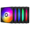 Thermalright TL-C12C-S 120mm PWM ARGB Case Fan - 5-Pack (Black, White)