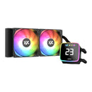 XYZ AquaPulse AIO 240 ARGB Liquid Cooler with Temperature Display