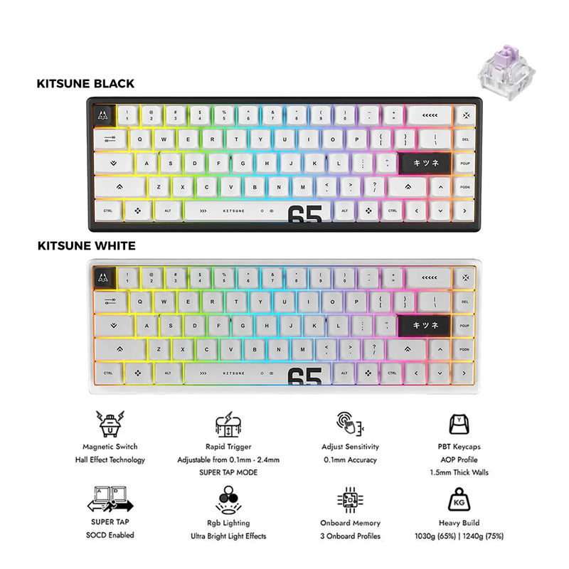 Arbiter Studio Polar 65 Pro Magnetic Gaming Keyboard