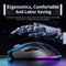 Onikuma CW917 RGB Wired Gaming Mouse (Black)