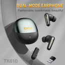Onikuma TX610 Dual Mode Gaming Earbuds with ANC + ENC (Black)