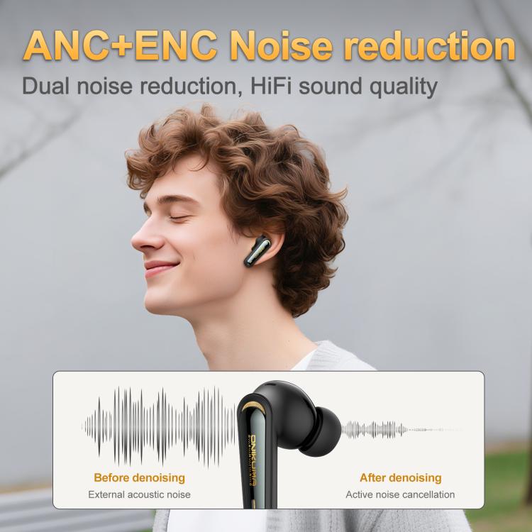 Onikuma TX610 Dual Mode Gaming Earbuds with ANC + ENC (Black)