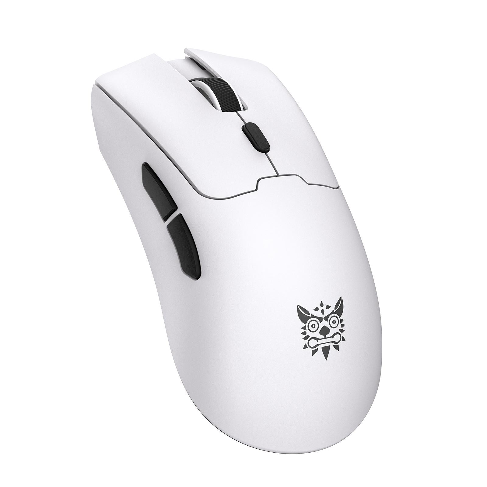 Onikuma DM01 Tri-Mode RGB Wireless Gaming Mouse (Black, White)