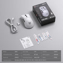 Onikuma DM01 Tri-Mode RGB Wireless Gaming Mouse (Black, White)