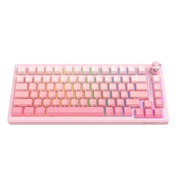 Onikuma MT707 Tri-Mode RGB 81 Keys Mechanical Keyboard