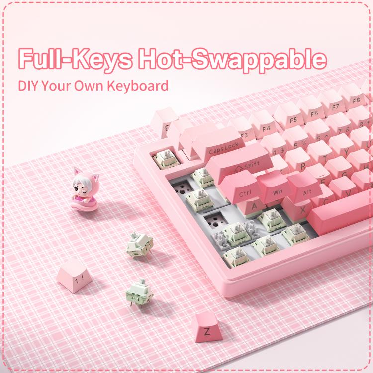 Onikuma MT707 Tri-Mode RGB 81 Keys Mechanical Keyboard