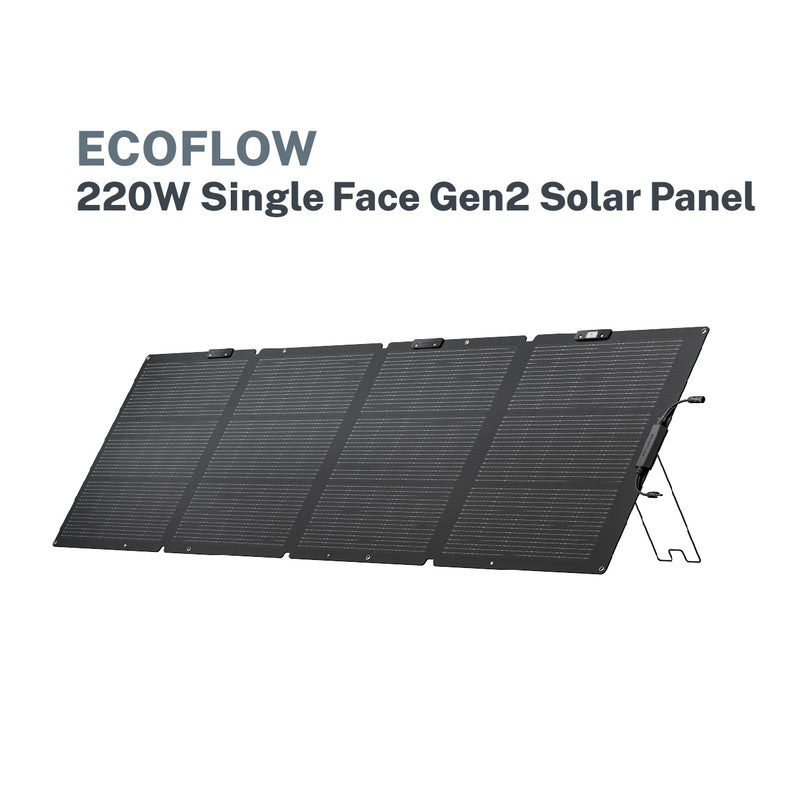 EcoFlow 220W Portable Solar Panel (Black) (EFSOLAR220W-NS)