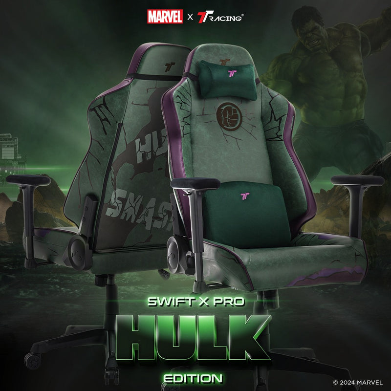 TTRacing Swift X Pro Gaming Chair - Hulk Edition | DataBlitz