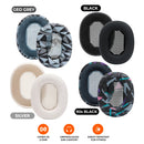 Wicked Cushions Sony WH-1000XM5 Earpad Sweat Covers - WC SweatZ (Black, Geo Grey, 90s Black, Silver)