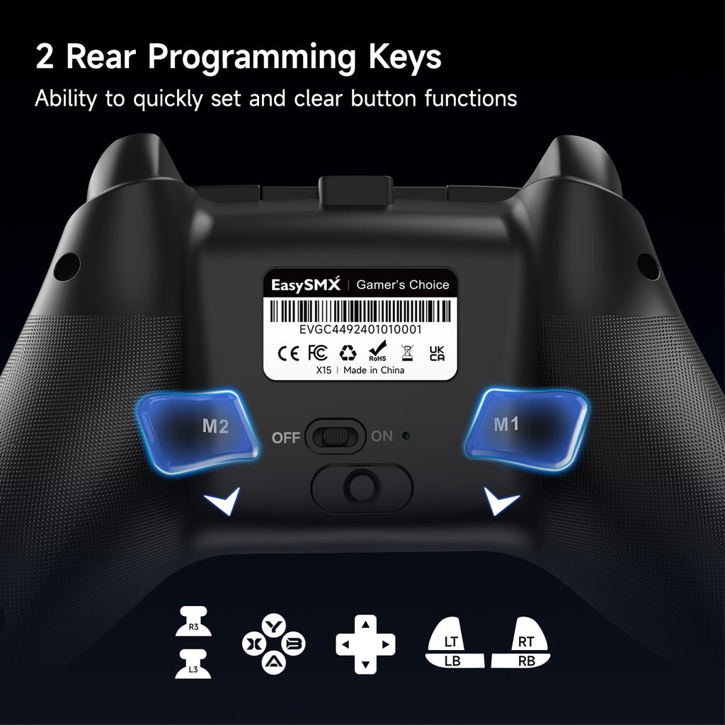 EasySMX X15 RGB Wireless Controller