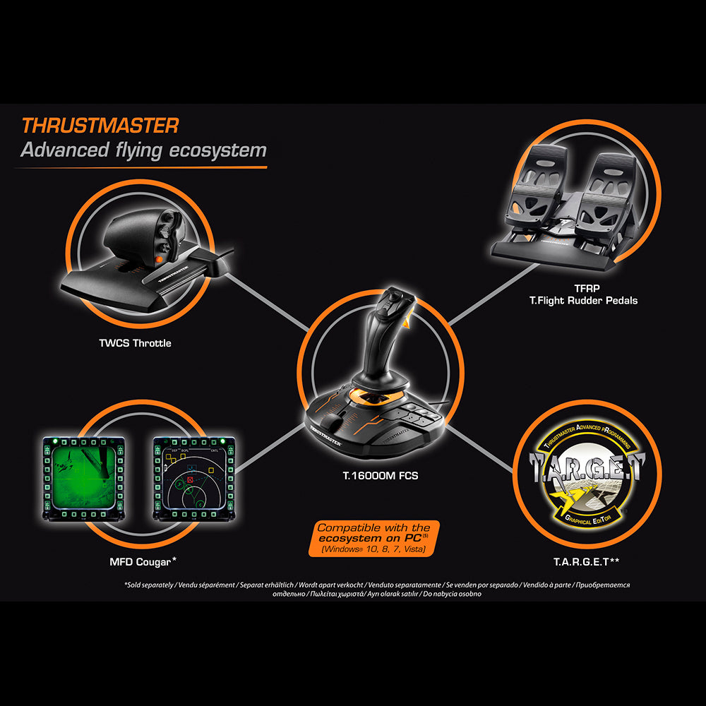 Thrustmaster T.16000M FCS Flight Pack For PC