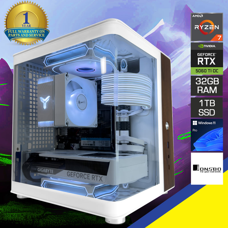 Elite Sigma TK-0 White Desktop Gaming PC | DataBlitz