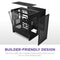 NZXT H3 Flow TG Side Panel Micro-ATX Airflow Case