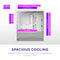 NZXT H3 Flow TG Side Panel Micro-ATX Airflow Case