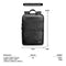 Tomtoc Navigator-T71 15.6" 24L Premium Urban Laptop Backpack (Black) (T71M2D1) 