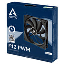 Arctic F12 PWM 120mm 5 Pack PWM Fan (Black) (ACFAN00145A)