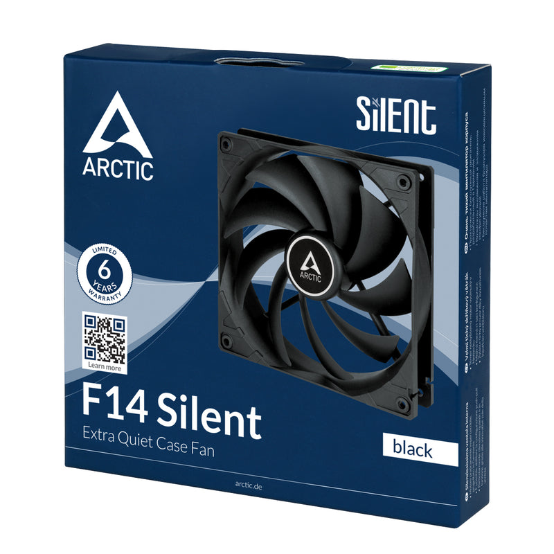 Arctic F14 Silent 140mm Low Noise Fan (Black) (ACFAN00217A)
