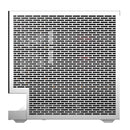 DarkFlash Floatron F1 B&W Combo M-ATX PC Case Tempered Glass Panel