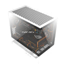 DarkFlash Floatron F1 B&W Combo M-ATX PC Case Tempered Glass Panel